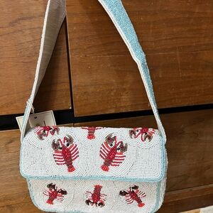 Viral TikTok sol and mer Beaded Lobster Shoulder Bag made India
